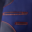New Set Double Breasted Striped Gentleman Elegant Groom Wedding Suit
