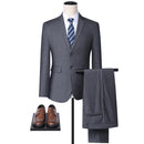 Custom 3-piece Office Suit Men's Wedding Formal Blazer Business Suit