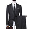 Checkered Casual Business Office Men's Set of Three and Two Groom's Wedding Dress Checkered Suit for Men