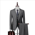 New Design Formal Fashion Men's Customized Clothing 3-piece Wedding Set Slim Fit Men's Set