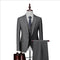 New Design Formal Fashion Men's Customized Clothing 3-piece Wedding Set Slim Fit Men's Set