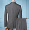 New Design Set Men's English Fit Solid Wedding Party Men's Set