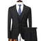 Men's Set Three Piece Business Casual Fit Set Groom Wedding Dress Set Men's Wedding Dress