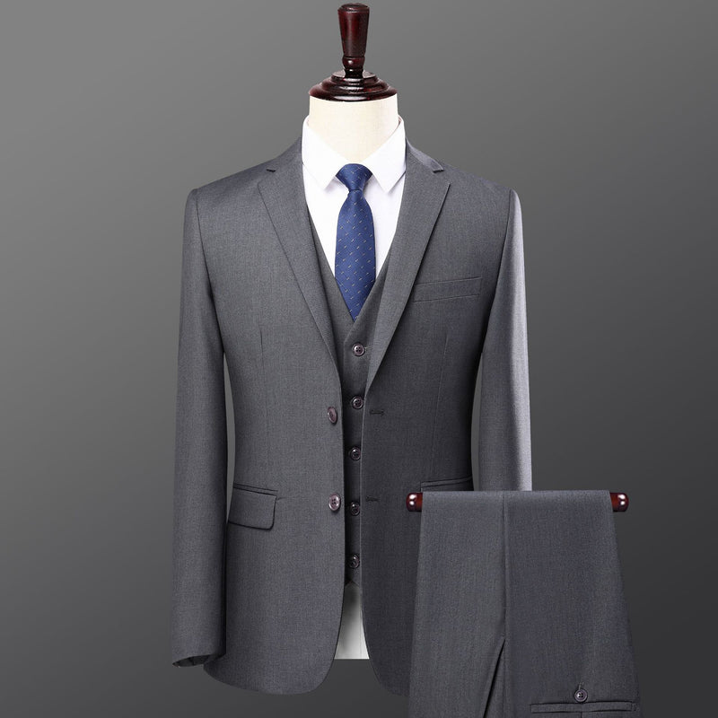 Customized Elegant High-end Formal Men's Slim Fitting Business Suit Men's Set