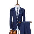 New Men's Casual Business British Style Suit Dinner Ball Dress Set