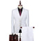 Autumn New Men's Business Casual Solid 3 Piece Suit Men's Two Breasted Suit