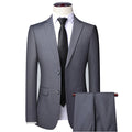 High Quality Men's Suit Set 3-piece Elegant and Luxurious Wedding Business Office Suit