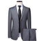 High Quality Men's Suit Set 3-piece Elegant and Luxurious Wedding Business Office Suit