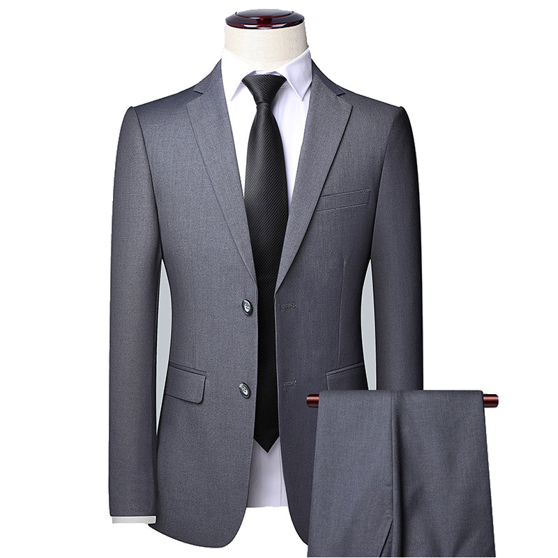High Quality Men's Suit Set 3-piece Elegant and Luxurious Wedding Business Office Suit