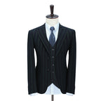 Men's Striped Suit Can Be Customized with A 3-piece Suit Set Formal Wedding Business Men's Suit