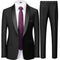 New Fashion Men's Casual Boutique Business Wedding Dress Suit Coat Pants