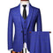 High End Fashionable Plaid Men's Formal Business Set 3-piece Groom's Wedding Dress Tuxedo Casual Set