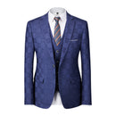 Men's Suit Business Wedding Dress Banquet High-end Slim Fitting Jacket Pants 3-piece Set