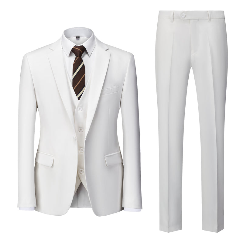 Tailor Shop Customized Fashion Men's Casual Business Wedding Set of 3 Pieces