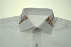 SHENZHEN Tailor Made Shirts Custom Made White Mens Formal Dress Shirt Manufacturer