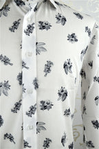 Factory Price New Style Wholesale Cotton Full Sleeve Print Dress Shirts Men Tailor Made Shirts