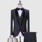 Fashion Wedding Groom Business Party Men's Set Slim Fit Suit Formal Ball Dress Men's Green Set