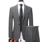 Men's Stripe Casual Groom Wedding Dress Business Dress Professional Office Two Piece Set