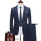 Tailor Shop Custom Suit Jacket 3-piece Set for Men's Casual Business Retro Plaid Suit Jacket Long Pants Jacket