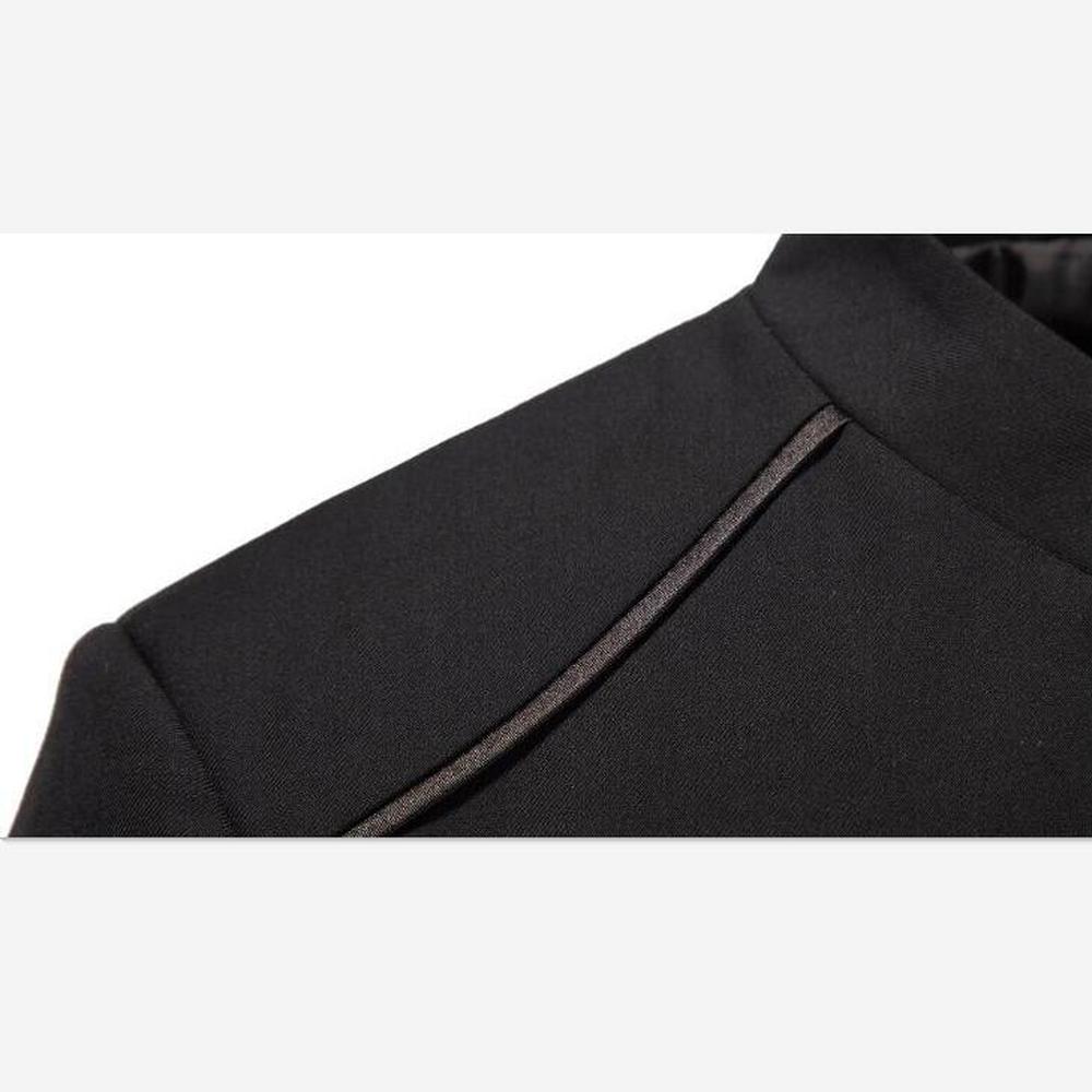 Tailor Make suit Single Breasted Men's Set 3-piece Chinese Groom Tailcoat Slim Fit
