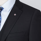 Fashion Gentleman Set 3-piece Men's Wedding Set High Quality Fabric Business Wedding Set