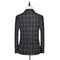Men's Checkered Vest, Suit Pants, 3-piece Set/Men's Fashion High-end Slim Fitting Wedding Banquet Business Suit Jacket