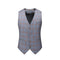Spring Korean Slim Fit Plaid British Business Set Men's Three Piece Wedding Bridesman Formal Dress