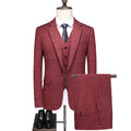 Men's Business Leisure Advanced Simple Wedding Dating Gentleman Set Three Piece Set