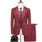 Men's Business Leisure Advanced Simple Wedding Dating Gentleman Set Three Piece Set