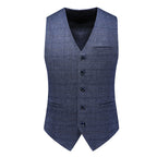 Men's Business Leisure Advanced Simple Wedding Dating Gentleman Set Three Piece Set