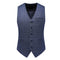Men's Business Leisure Advanced Simple Wedding Dating Gentleman Set Three Piece Set