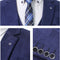 Boutique Fashion Checker Men's Leisure Business Office Set Three Piece Bride Wedding Dress Slim Fit Set
