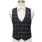 Suit Plaid Customized Slim Fit Single Button Three Piece Set for Men's Formal Suit Business Casual Men's Clothing