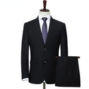 New Casual Business Suit Professional Men's Groom Wedding Dress Suit Pants Three Piece Set
