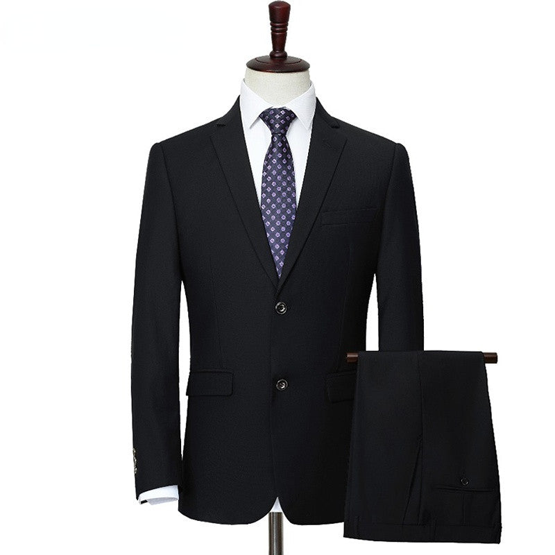 New Casual Business Suit Professional Men's Groom Wedding Dress Suit Pants Three Piece Set