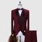 Fashion Wedding Groom Business Party Men's Set Slim Fit Suit Formal Ball Dress Men's Green Set