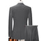 Men's Stripe Casual Groom Wedding Dress Business Dress Professional Office Two Piece Set