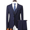 Men's Set Three Piece Business Casual Fit Set Groom Wedding Dress Set Men's Wedding Dress