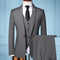 Men's Set Spring and Autumn Business Formal Casual Three Piece Set Slim Fit Party Prom Fashion Groom Banquet Suit