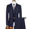 Men's 3-piece Set Autumn/Winter Checker Slim Fit Business Formal Casual Set Office Party Ball Wedding Groom
