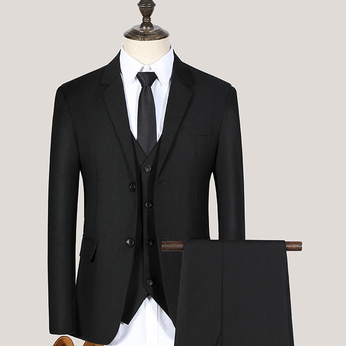 Customized Men's Slim Suit Suit Designed To Fit The Groom's Wedding Business Tailcoat Men's Three Piece Suit