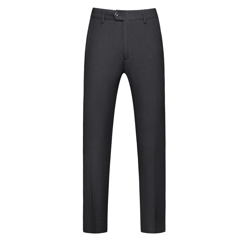 High End Light Luxury Fashion Men's Slim Fitting Solid Color Business Office Suit Large Men's Suit