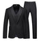 High End Light Luxury Fashion Men's Slim Fitting Solid Color Business Office Suit Large Men's Suit