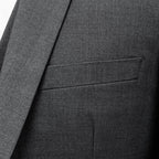High Quality Men's Business Banquet Striped Slim Fitting Wedding Men's Groom Tuxedo 3-piece Set