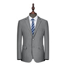High Quality Temperament Men's Business Slim Fitting Suit Men's Groom Wedding Formal Suit