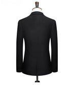 High Quality Two Piece Wool Men's Set Casual Slim Fitting Men's Formal Set Men's Wedding Groom Banquet Set