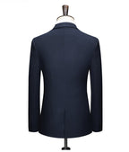 High Quality Two Piece Wool Men's Set Casual Slim Fitting Men's Formal Set Men's Wedding Groom Banquet Set