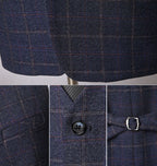 High Quality Wedding Groom Slimming Set Men's Formal Business Attire Party Entertainment Three Piece Set