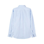 Light Blue Long Sleeve Casual Japanese Simple Men's Shirt