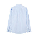 Light Blue Long Sleeve Casual Japanese Simple Men's Shirt